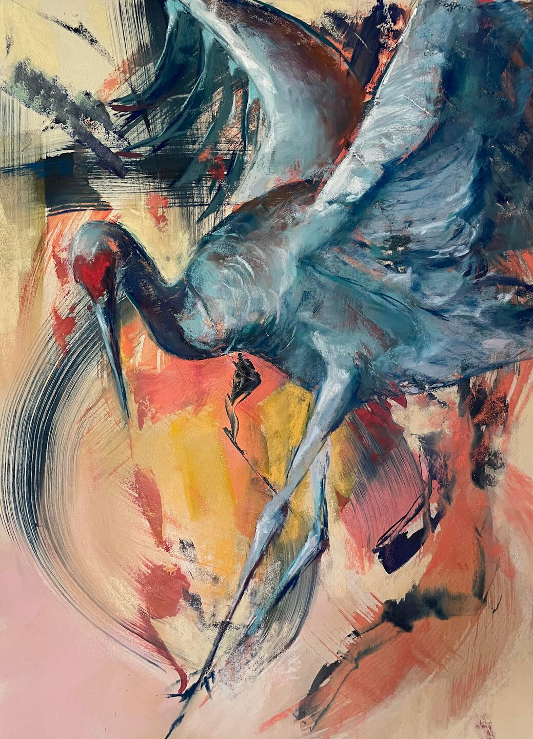 Dance of the Sand Hill Crane